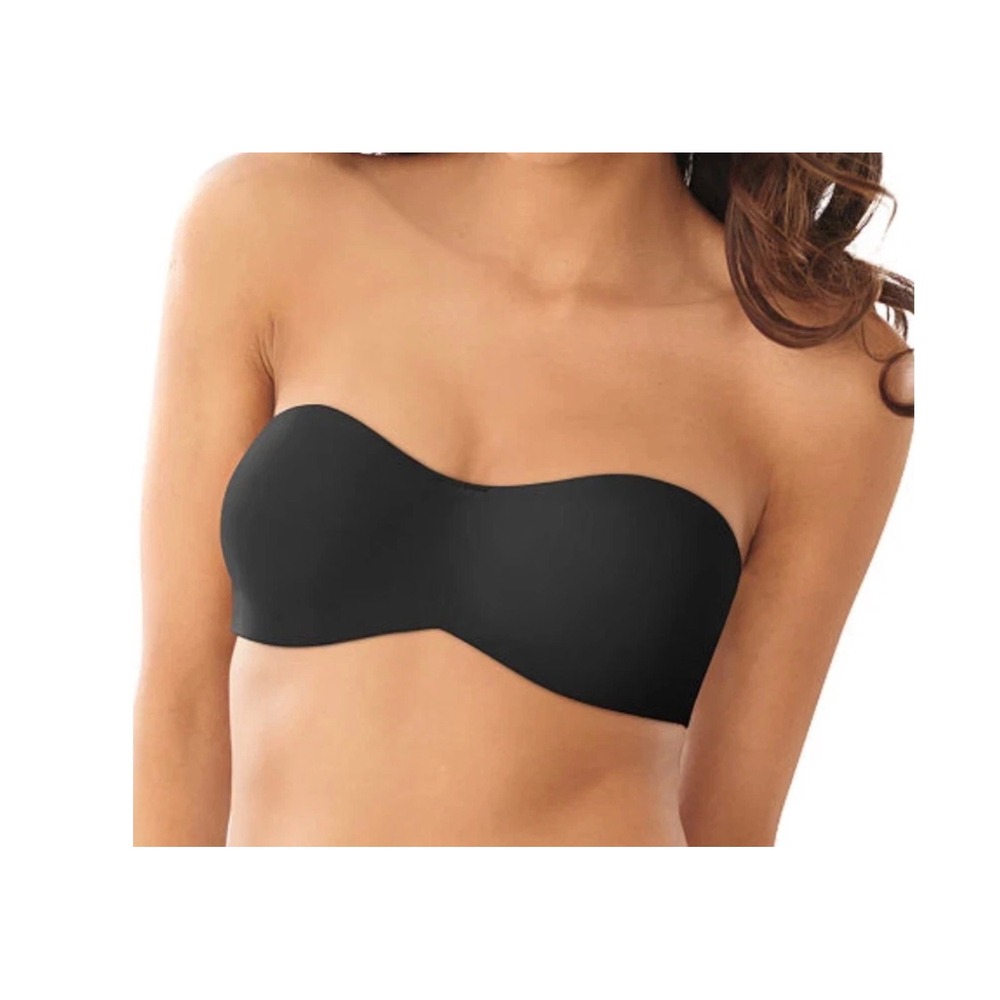 Lilyette Minimizer Underwire Strapless Convertible Bra 40D Black 0939 EUC